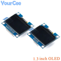 1.3" 1.3 inch OLED LCD Screen Display Module White Blue SH1106 128X64 12864 SPI IIC I2C Communicate 128*64 4Pin 7Pin
