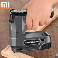 Xiaomi Lithium Electric Nail Gun for Woodworking echargeable Plug-in Code Nail Gun Furniture Construction Power Tools for Home