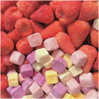 Combo VIP300 Gồm 150g Dâu Sấy Giòn & 150g Snack SC Chua Ngọt Dễ Ăn Thơm Ngon Ăn Vặt Food sua chua