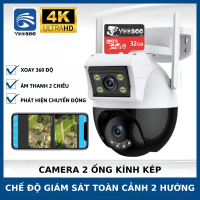 Camera Yoosee 2 mắt xoay 360 - Siêu nét góc rộng  BẢO HÀNH 1 NĂM