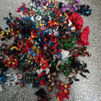 Marvel SpiderMan Avengers Wolverine Lizard Doctor Iron Man Hulk Action Figure Toys Anime Figurine Collection