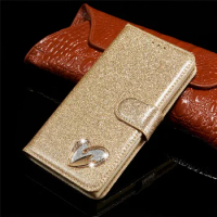 Bling Case For Samsung Galaxy A52 A52S A53 A13 A54 A14 A72 5G A51 A71 A50 A70 A30S A12 Flip Leather Book Jewell Cover Case