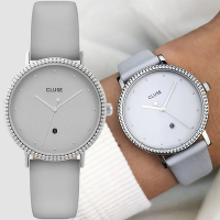 CLUSE Le Couronnement 簡約時尚大三針女錶 618送禮首選-灰/33mm CL63004