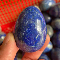 50mm High quality natural lapis lazuli hand carved lapis lazuli egg mineral reiki healing gem