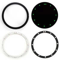 Hollowed-Out Dial Green Luminous Pip Watch Dial Parts For Seiko Skx007 Skx009 New SRPD Fit Movement NH70/NH72
