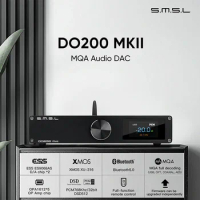 SMSL DO200 MKII HIFI Earphone Audio DAC ES9068AS*2 XMOS XU316 Bluetooth 5.1 MQA Full Decoding OPA1612*5 Op Amp DSD512 CD Decoder
