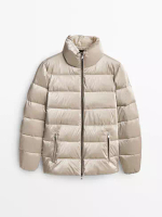 Massimo Dutti 金屬感保暖外套