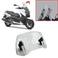 Motorcycle Risen Adjustable Wind Screen Extension Deflector Fit for YAMAHA XMAX 125 250 300 400 MBK X-Over 125 XS 1100 250 400