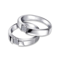 【ides 愛蒂思】情人送禮 時尚設計鑽石對戒求婚結婚戒情侶戒/愛完整