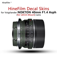 for Voigtlander 40 F1.4 Leica Mount Lens Sticker 40f1.4 Lens Wrap Cover for Voigtlander Nokton 40mm f/1.4 VM Lens Decal Skin