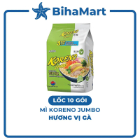 [LỐC 10 GÓI] - PALDO - Mì Koreno Jumbo hương vị Gà, Mì gà Koreno Jumbo, Mì ăn liền Koreno Jumbo, Mì 