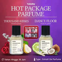 NAISDAY Hot Package Parfume Thousand Kisses & Santorini, ONS, Dance Floor, Absolut Extrait De Parfum