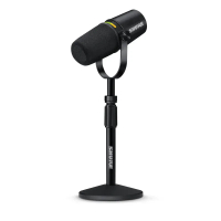 Shure Podcast Microphone 動圈式麥克風連桌面支架 MV7+-K-BNDL ,XLR/USB Microphone( 香港行貨) 