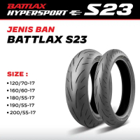 Ban Battlax s23 ring 17 ukuran 120 160 180 190 200