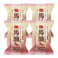Pelican馬油潤澤美膚皂三送一超值組(80g*4)