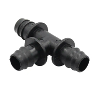 1/2 Inch Water Quick Coupling Garden Hose Tee Homebrew Agricultura Irrigation Drip Pipe Connector Tubing Fitting 10 Pcs