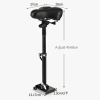 Elastic Chair Seat Height Adjustable Saddle For Xiaomi M365 Pro 2 Ninebot ES1 Electric Scooter Skateboard Modified Accessories