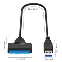 Usb Sata Cable Sata 3 To Usb 3.0 Adapter Computer Cables Connectors Usb Sata Adapter Cable Support Ssd Hdd Hard Drive 2.5 Inches