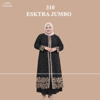 Andinicollection Abaya Hitam Jumbo LD 130 - Gamis Hitam Jumbo LD 130 / Abaya Jumbo LD 130 / Gamis Um
