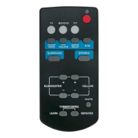 FSR60 WY57800 Replace Remote Control For Yamaha Soundbar ATS-1010 YAS-101 YAS-101BL YAS-CU201 ATS1010 YAS101 YAS101BL