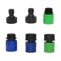 EU and ANSI 3/4" thread Quick connector Agriculture Greenhouse Lawn Watering Irrigation adapter Pipe Fittings Tap Joint 8 Pcs