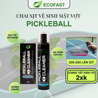 Chai Xịt Vệ Sinh Mặt Vợt Pickleball Ecofast 100ML Hương Bạc Hà Chuyên Dụng Vệ Sinh Và Bảo Vệ Mặt Vợt