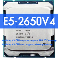 Xeon E5 2650 V4 E5-2650V4 Processor SR2N3 2.2GHz LGA 2011-3 CPU DDR4 D4 Mainboard Platform For kit xeon