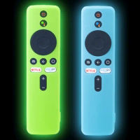Luminous Case For Xiaomi Mi TV Box S Remote Control Cover Silicone Soft Shockproof Protector Shell for Mi TV Stick 1080P