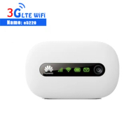 Unlocked HUAWEI e5220 3G Wifi Wireless Router Mifi Mobile Hotspot Portable Pocket Carfi Modem With SIM Card Slot