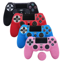Glittery Soft Thick Protective Silicone Cases For PS4 Slim Pro Controller Skin Video Gamepad Shell Joystick Cover Accessories