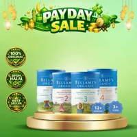 Bellamy's Organic Baby Milk - Susu Bayi Organik Bellamys Step 1 2 3 4 Step 1