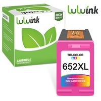 hezuozhishang LULU INK Ink Cartridges hp 652 For HP 652XL with DeskJet 1115 2135 3635 3755 3835 3836