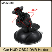 360 Degree Rotating Car OBD2 Holder Stand Bracket DVR Camera Dashboard Windshield Suction Cup Holder Automobile Accessories