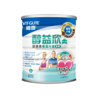 【維奇】醇益欣PLUS 調養素黑蒜升級 低鈉 1罐組(粉狀營養品 奶粉 810公克/罐)