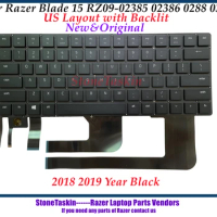 StoneTaskin New US backlit For Razer Blade 15 RZ09-02385 02386 0288 0301 laptop keyboard 2018 2019 Single keyboard Black Tested