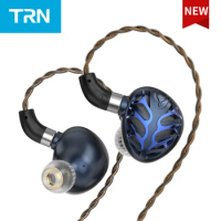 TRN Azure Dragon in-ear HIFI Earphones Second-generation 14.6mm Planar Diaphragm Interchangeable Tun