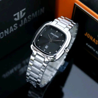 !T E R B A R U!jam tangan wanita JJ2228L Rantai Brown Rosegold Elegan Date aktif Original - Silver B