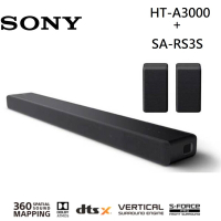 SONY 索尼 3.1聲道 聲霸 SOUNDBAR (HT-A3000 +  SA-RS3S)
