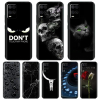 For Oppo A54 Case Cover for Oppo A54 Butterfly Floral Protective Case for OPPOA54 A 54 4G 5G Silicon Soft TPU Phone Bumper Coque