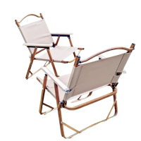 【May Shop】可折疊可手提 有椅背露營野營克米特椅