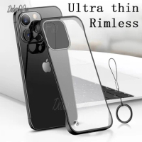 DECLAREYAO Ultra Slim Hard Frosted Coque For Apple iPhone 12 Pro Max Mini Phone Case Matte Back Cover Rimless SIlicone Soft Edge