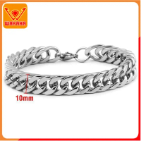 Lắc tay nam nữ titan cao cấp thời trang đẹp thép không gỉ kiểu lặc kép vuông phong cách 3H CLOTHES P