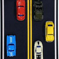 diorama papercraft alas jalan aspal kode 2