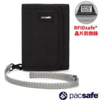 【澳洲 Pacsafe】RFIDsafe V125 晶片防側錄錢夾.皮包.錢包.皮夾.短夾/10558100 黑