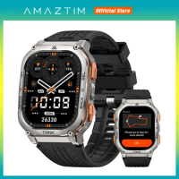 Original AMAZTIM TANK M3 Ultra GPS Smart Watches For Men Waterproof Smartwatch AOD Electronic Military Digital Fitness Watch