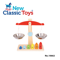 【New Classic Toys】寶寶認知學習磅秤木製玩具(10662)