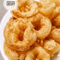 KERIPIK BAWANG BOMBAY CRISPY | ONION RING CRISPY | KERIPIK SAYUR BUAH PREMIUM