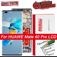 Customer settings AMOLED LCD for Huawei Mate 40 Pro Silver Frame