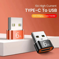 USB 3.0 To 6A Type-C OTG Adapter USB type C Male To Micro USB Female Converter For Macbook Samsung S20 USBC OTG Connector