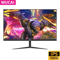 MUCAI 27 Inch PC Monitor 144Hz IPS Lcd Display HD Desktop Gaming 165Hz Computer Screen Flat Panel HDMI-Compatible/DP
